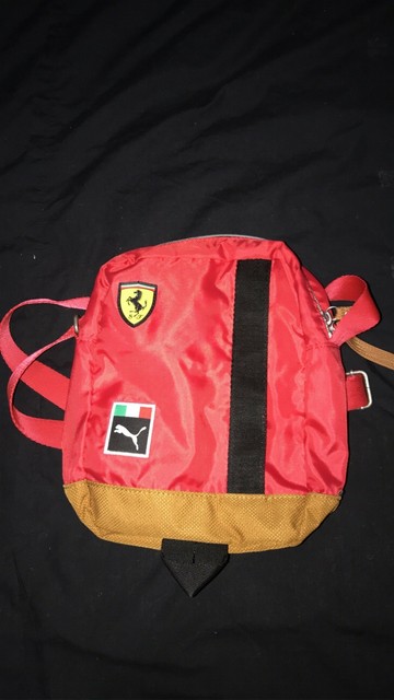 puma ferrari bag orange